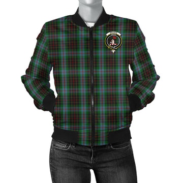 Brodie Hunting Tartan Bomber Jacket with Family Crest