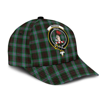 Brodie Hunting Tartan Classic Cap with Family Crest