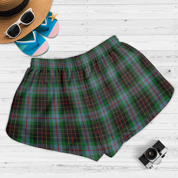 Brodie Hunting Tartan Womens Shorts with Family Crest