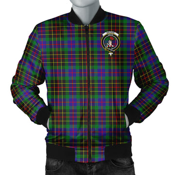 Brodie Hunting Modern Tartan Bomber Jacket with Family Crest