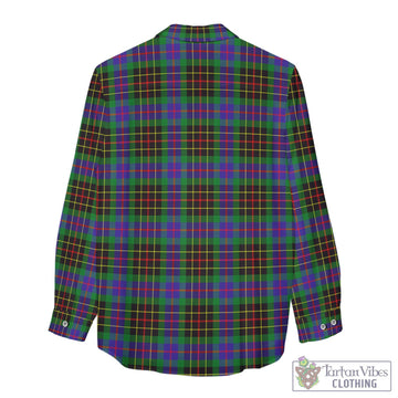 Brodie Hunting Modern Tartan Womens Casual Shirt with Family Crest
