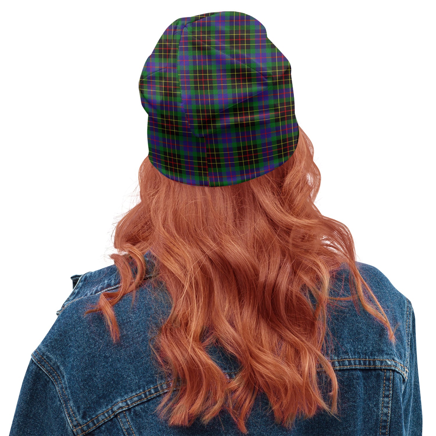 Brodie Hunting Modern Tartan Beanies Hat with Family Crest - Tartanvibesclothing