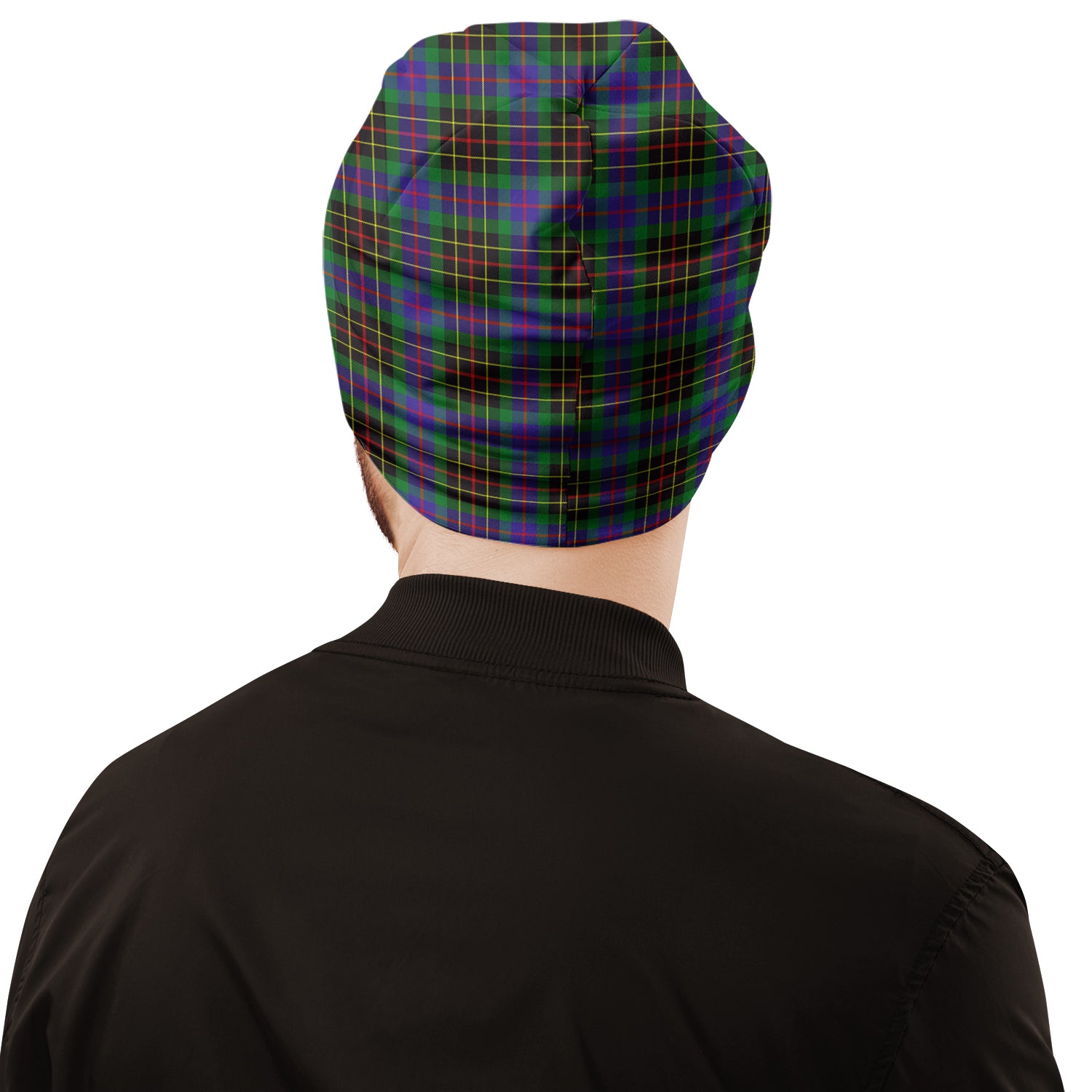 Brodie Hunting Modern Tartan Beanies Hat with Family Crest - Tartanvibesclothing