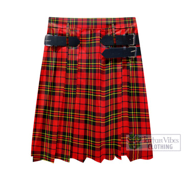 Brodie Modern Tartan Men's Pleated Skirt - Fashion Casual Retro Scottish Kilt Style