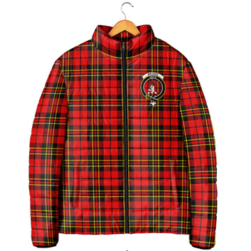 Brodie Modern Tartan Padded Jacket with Family Crest