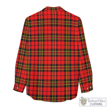 Brodie Modern Tartan Womens Casual Shirt with Family Crest