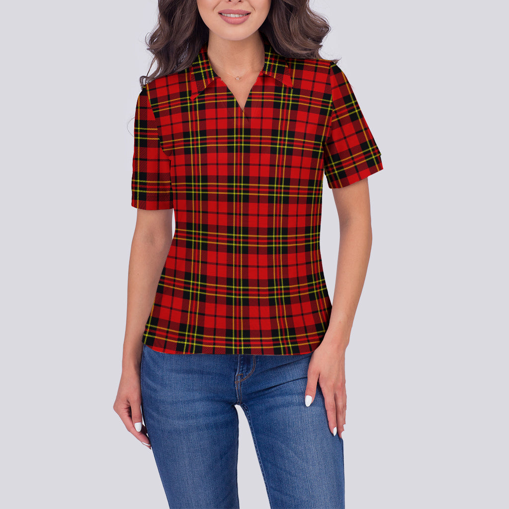 Brodie Modern Tartan Polo Shirt For Women - Tartanvibesclothing