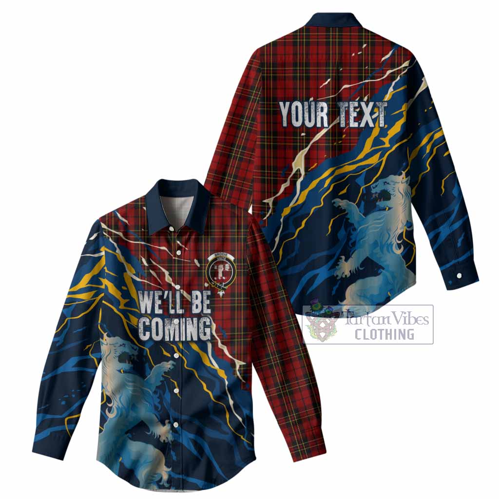 Brodie Scotland Tartan Women Casual Shirt WC2026 Football - We'll Be Coming