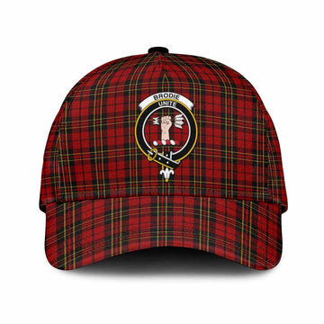 Brodie Tartan Classic Cap with Family Crest