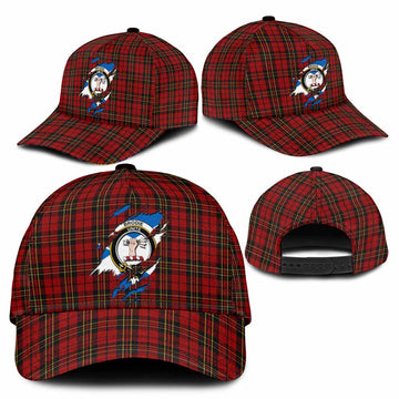 Brodie Tartan Classic Cap with Family Crest In Me Style