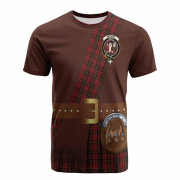 Brodie Tartan Crest Cotton T-shirt Kilt Costume Style