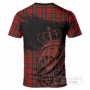 Brodie Tartan Crest T-Shirt Crowned Lion Heritage Style