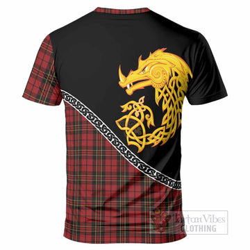 Brodie Tartan Crest T-Shirt Legendary Dragon Knot Half Style