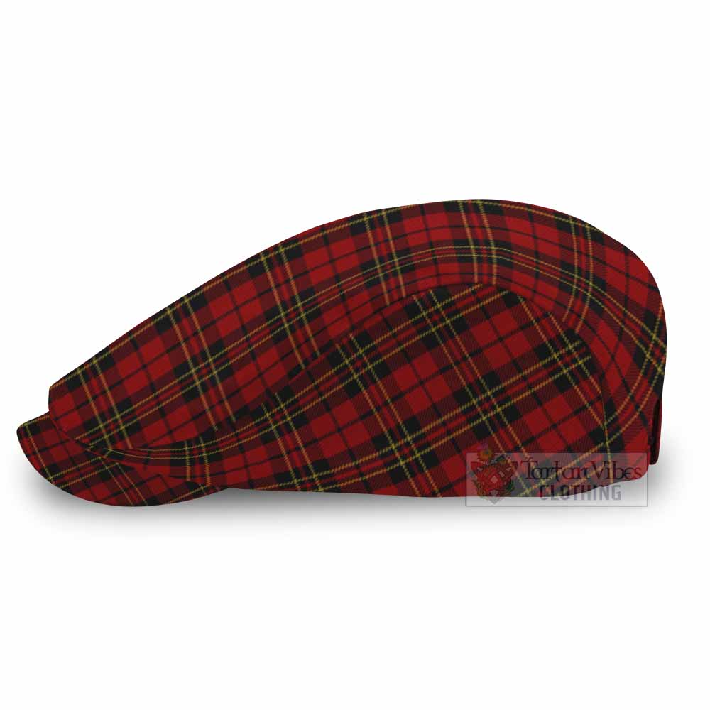 Brodie Tartan Jeff Cap, Tartan Flat Cap