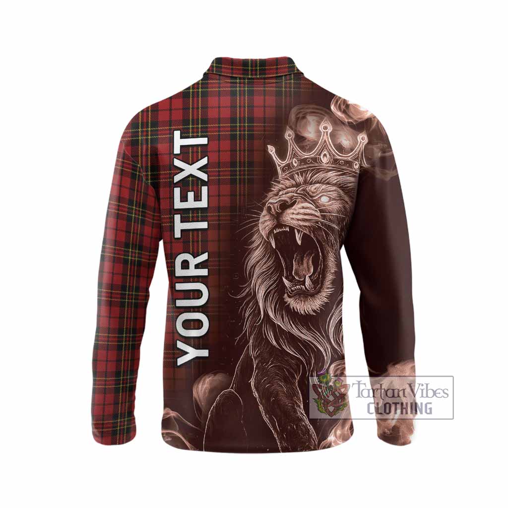 Brodie Tartan Long Sleeve Polo Shirt Roaring Lion Heritage