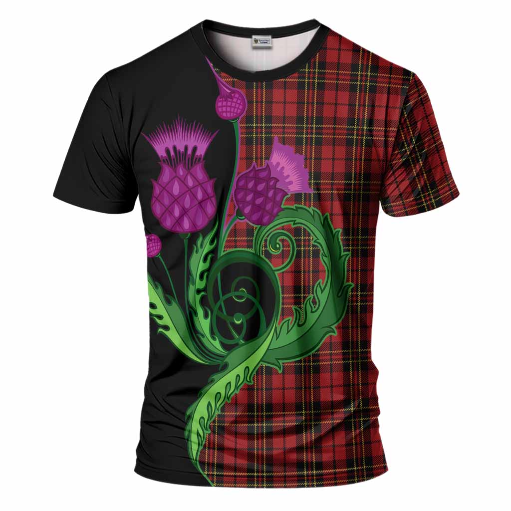 Brodie Tartan T-Shirt Traditional Scottish Thistle