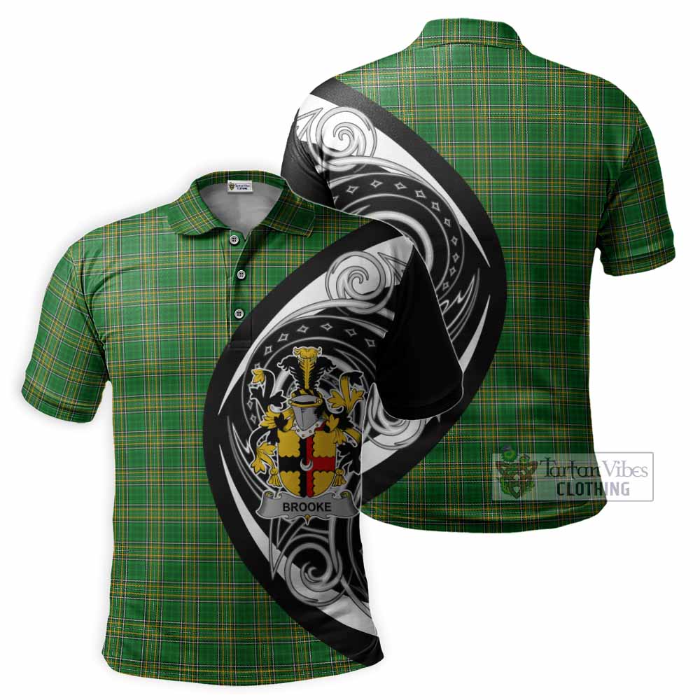 Brooke Irish Clan Polo Shirt Celtic Circle Style - Tartan Vibes Clothing