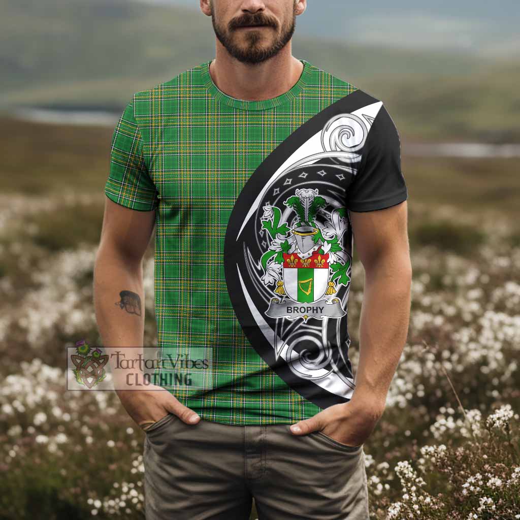 Tartan Vibes Clothing Brophy Irish Clan T-Shirt Celtic Circle Style