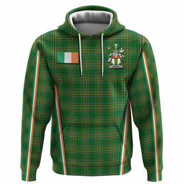 Brophy Irish Clan Coat of Arm Tartan Hoodie Flag Style