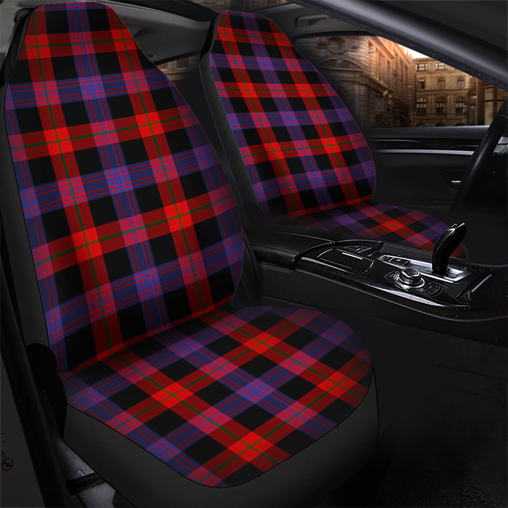 Broun Modern Tartan Car Seat Cover One Size - Tartanvibesclothing