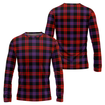 Broun Modern Tartan Long Sleeve T-Shirt Unisex - Tartanvibesclothing