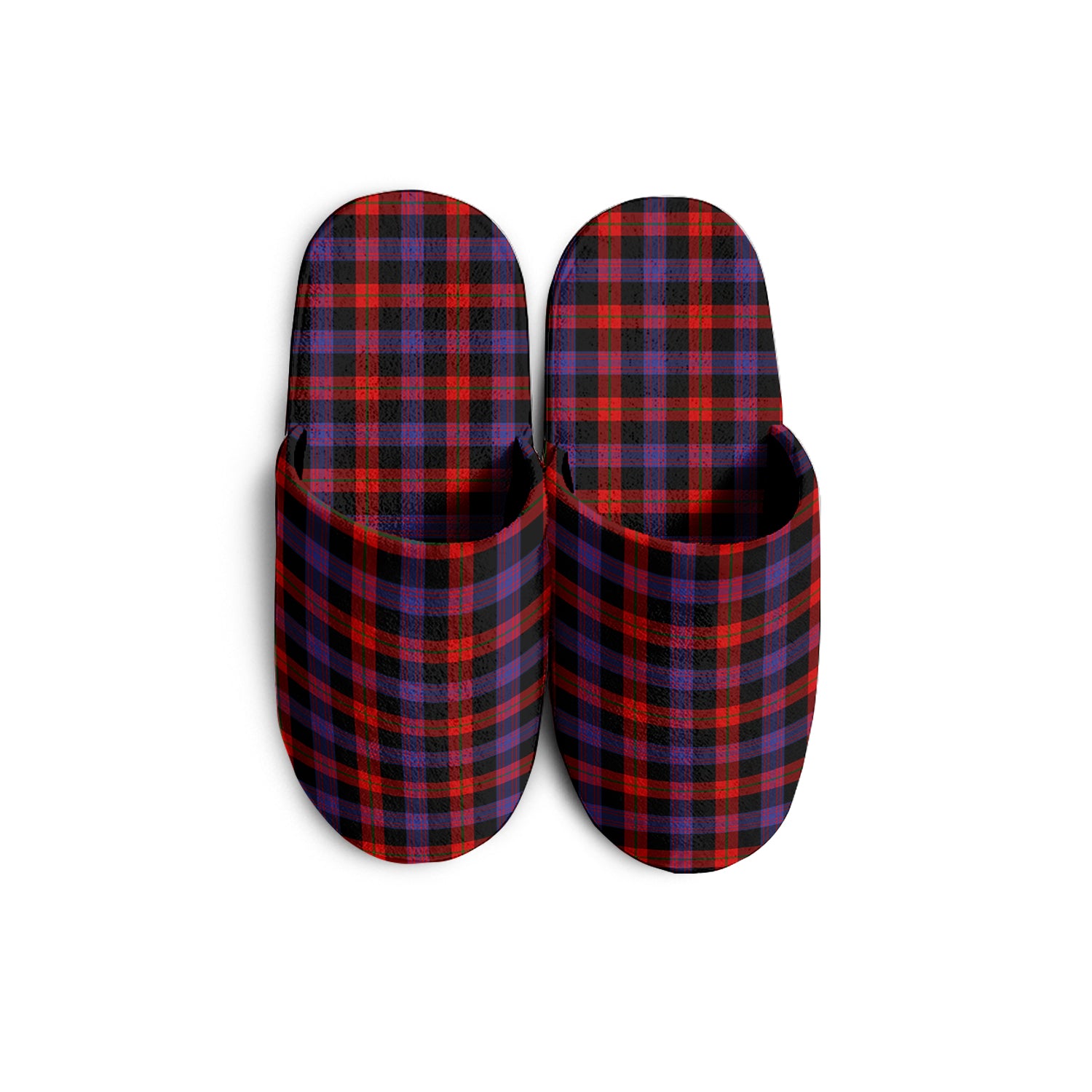 Broun Modern Tartan Home Slippers - Tartanvibesclothing