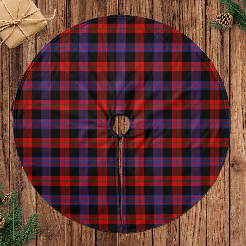 Broun Modern Tartan Christmas Tree Skirt - Tartanvibesclothing