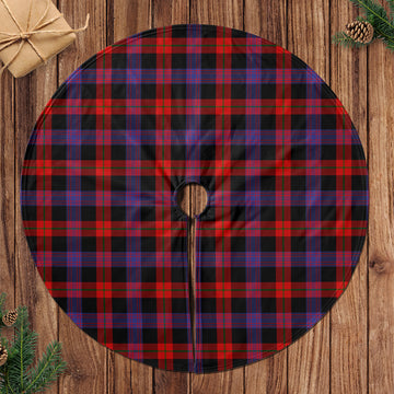 Broun Modern Tartan Christmas Tree Skirt - Tartanvibesclothing