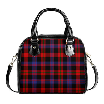 Broun Modern Tartan Shoulder Handbags One Size 6*25*22 cm - Tartanvibesclothing