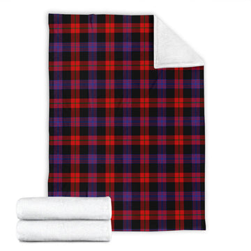 Broun Modern Tartan Blanket X-Large 59 x 79 inches 150 x 200 cm - Tartan Vibes Clothing