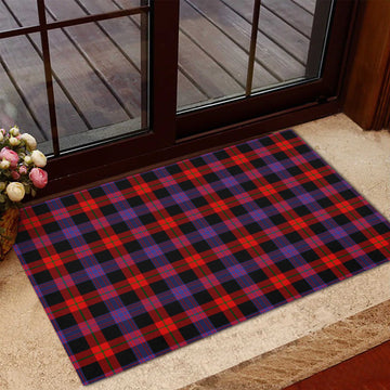 Broun Modern Tartan Door Mat - Tartanvibesclothing