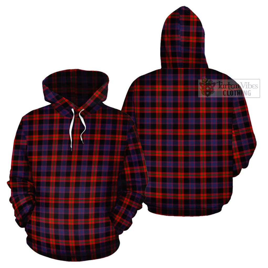 Broun Modern Tartan Cotton Hoodie Pullover Hoodie - Tartan Vibes Clothing