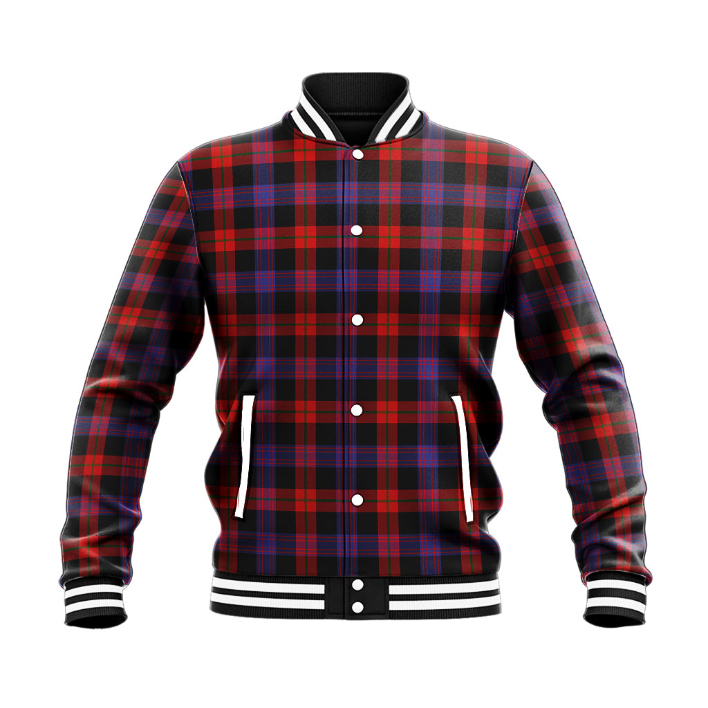 Broun Modern Tartan Baseball Jacket - Tartan Vibes Clothing