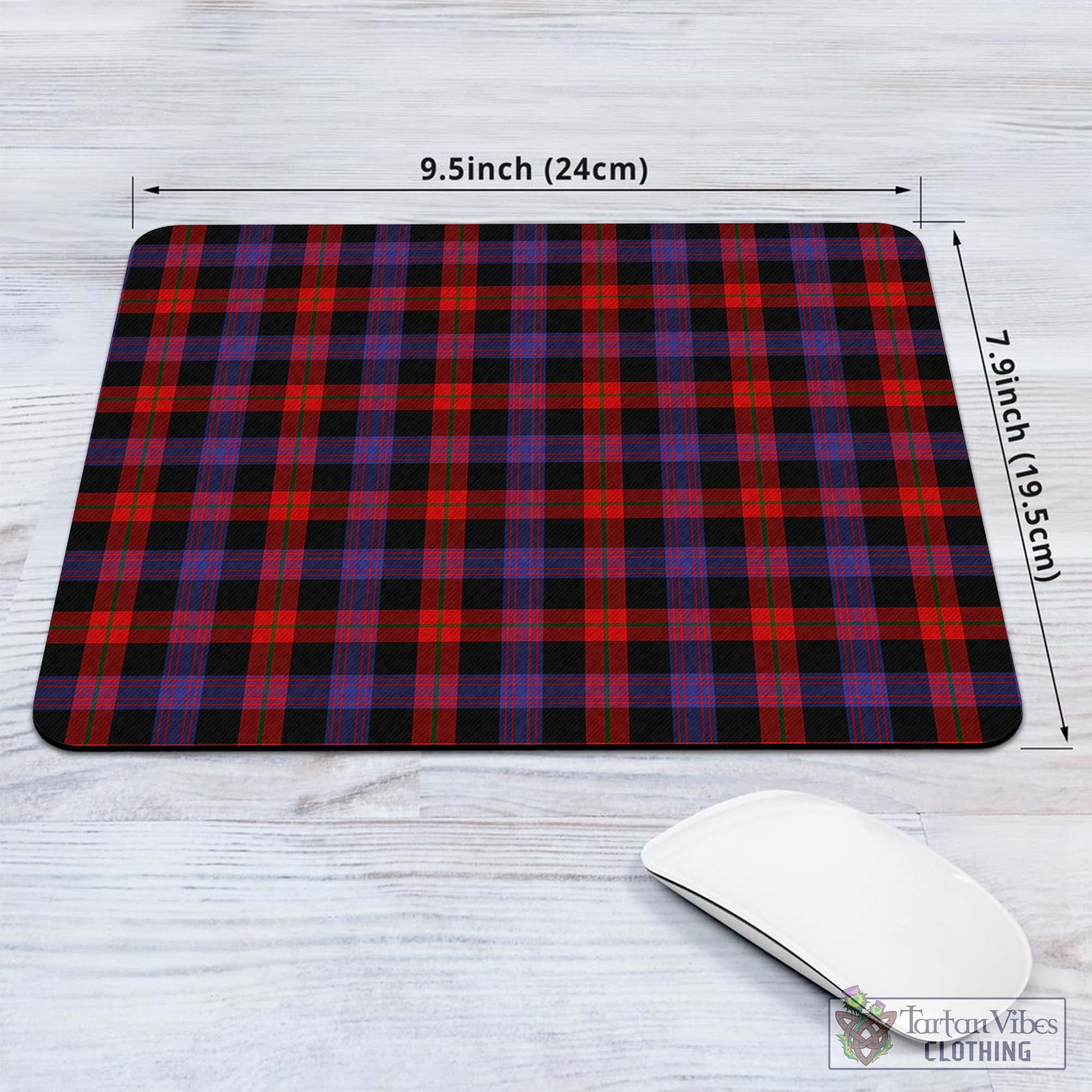Tartan Vibes Clothing Broun Modern Tartan Mouse Pad