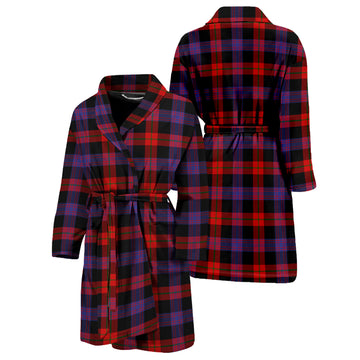 Broun Modern Tartan Bathrobe Unisex M - Tartan Vibes Clothing