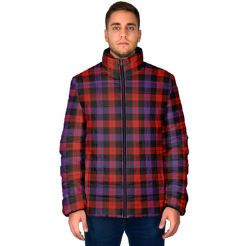 Broun Modern Tartan Padded Jacket - Tartan Vibes Clothing