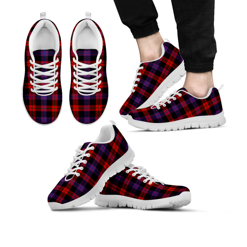 Broun Modern Tartan Sneakers - Tartan Vibes Clothing
