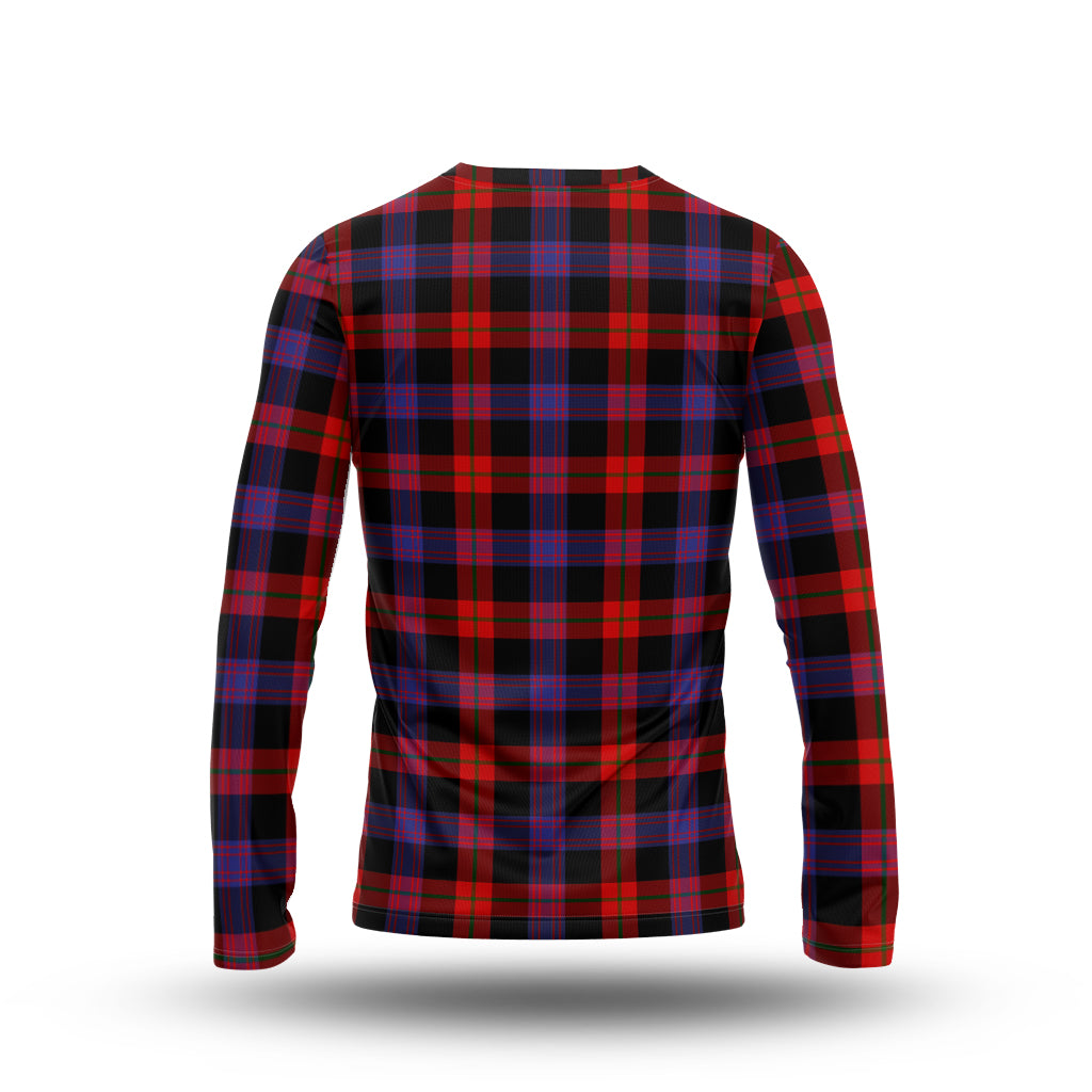 Broun Modern Tartan Long Sleeve T-Shirt - Tartanvibesclothing