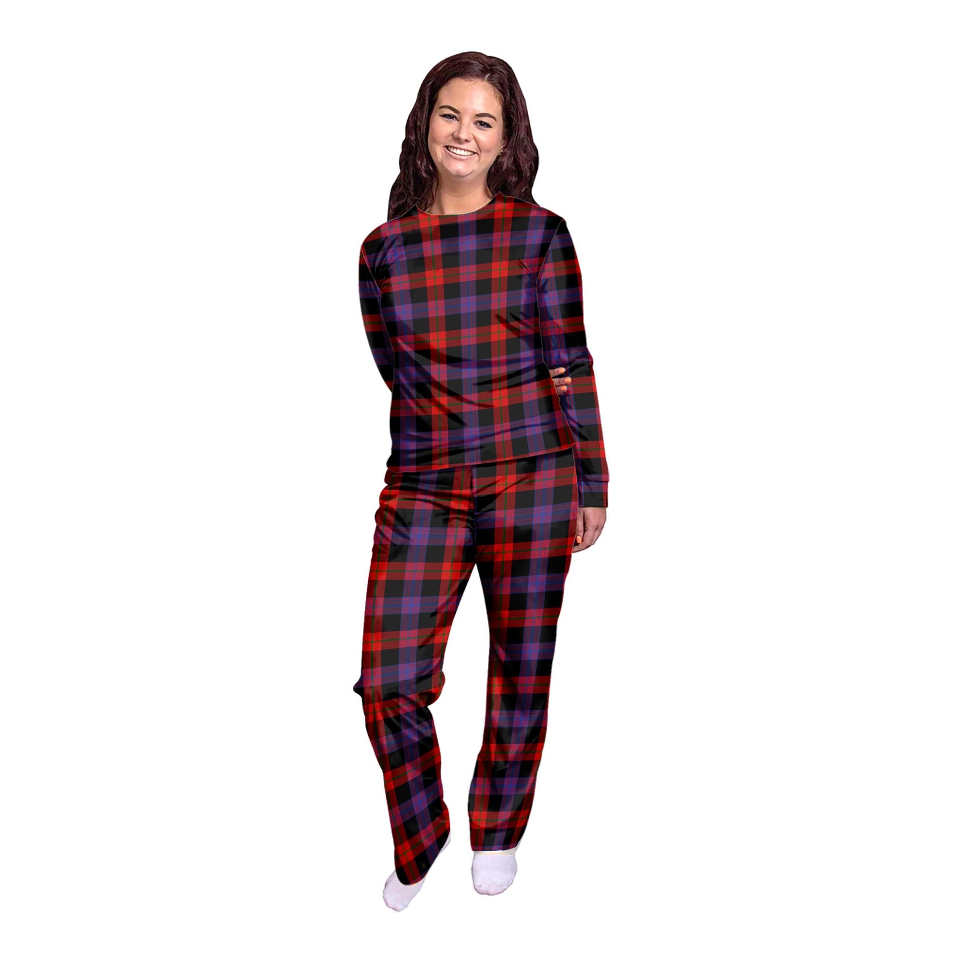 Broun Modern Tartan Pajamas Family Set - Tartan Vibes Clothing