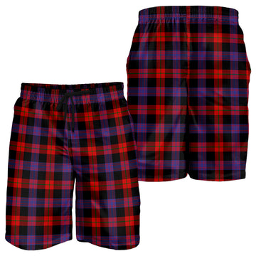 Broun Modern Tartan Mens Shorts - Tartanvibesclothing