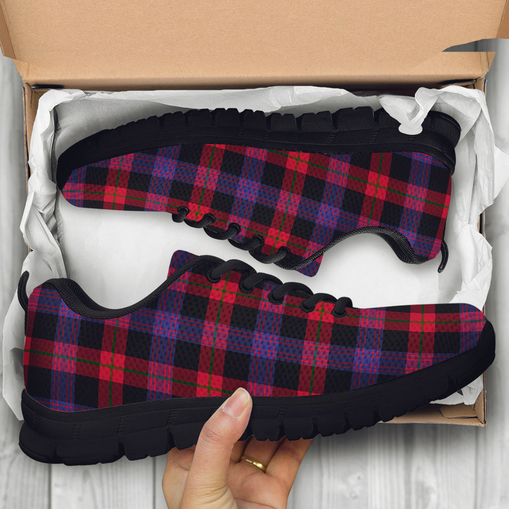 Broun Modern Tartan Sneakers - Tartan Vibes Clothing