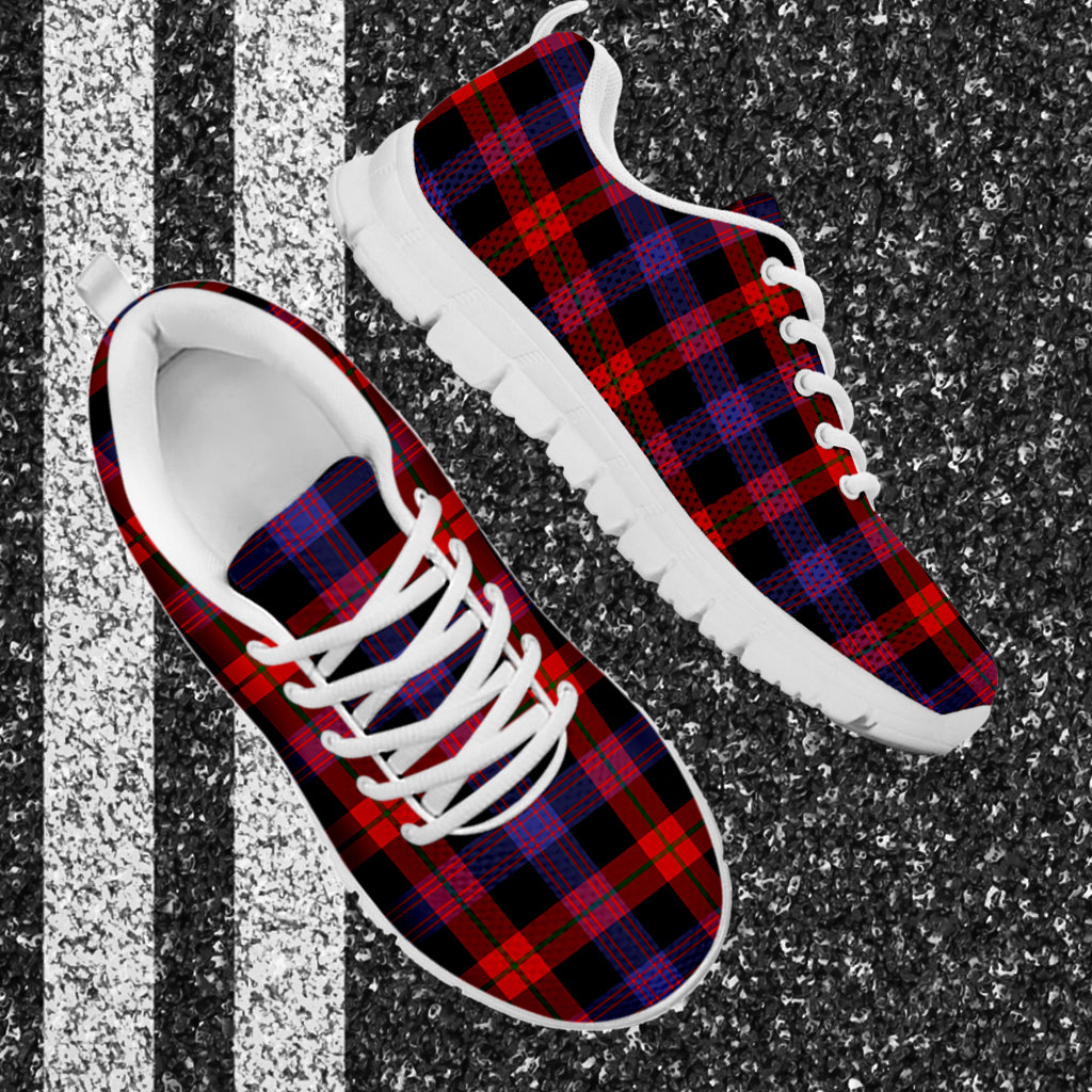 Broun Modern Tartan Sneakers - Tartan Vibes Clothing