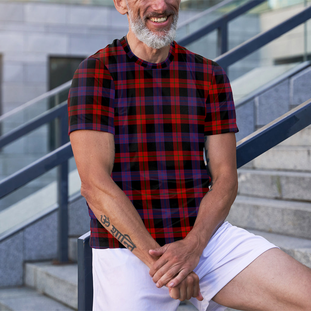 Broun Modern Tartan T-Shirt - Tartanvibesclothing