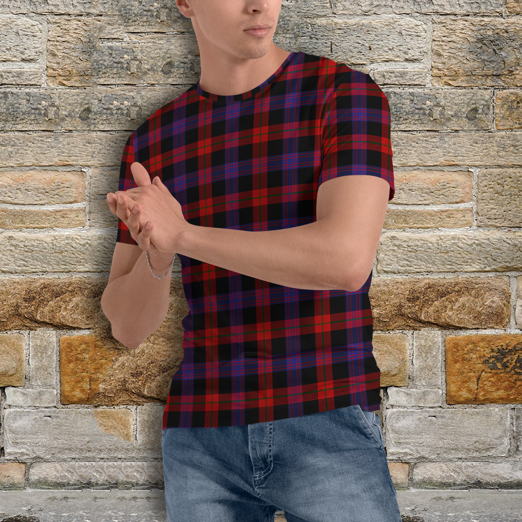 Broun Modern Tartan T-Shirt - Tartanvibesclothing