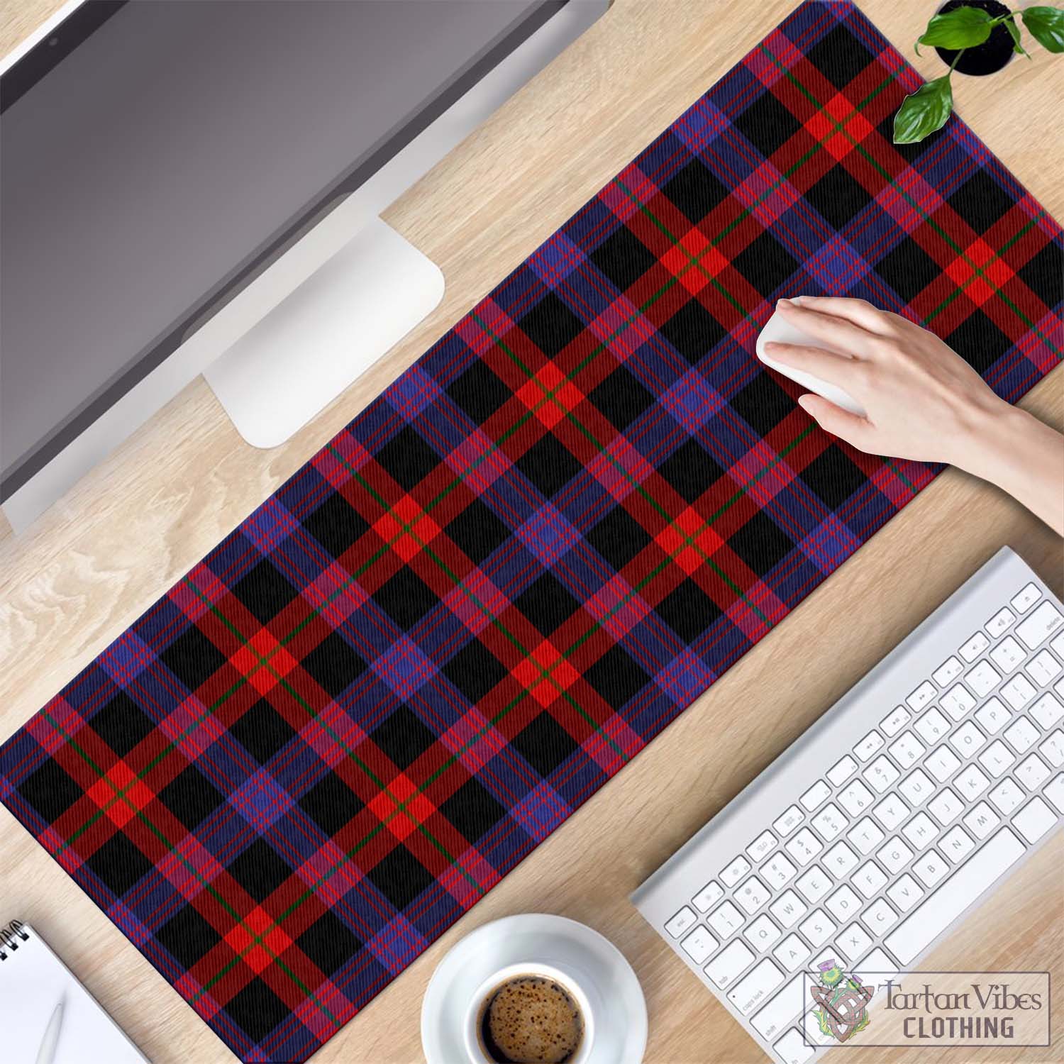 Tartan Vibes Clothing Broun Modern Tartan Mouse Pad