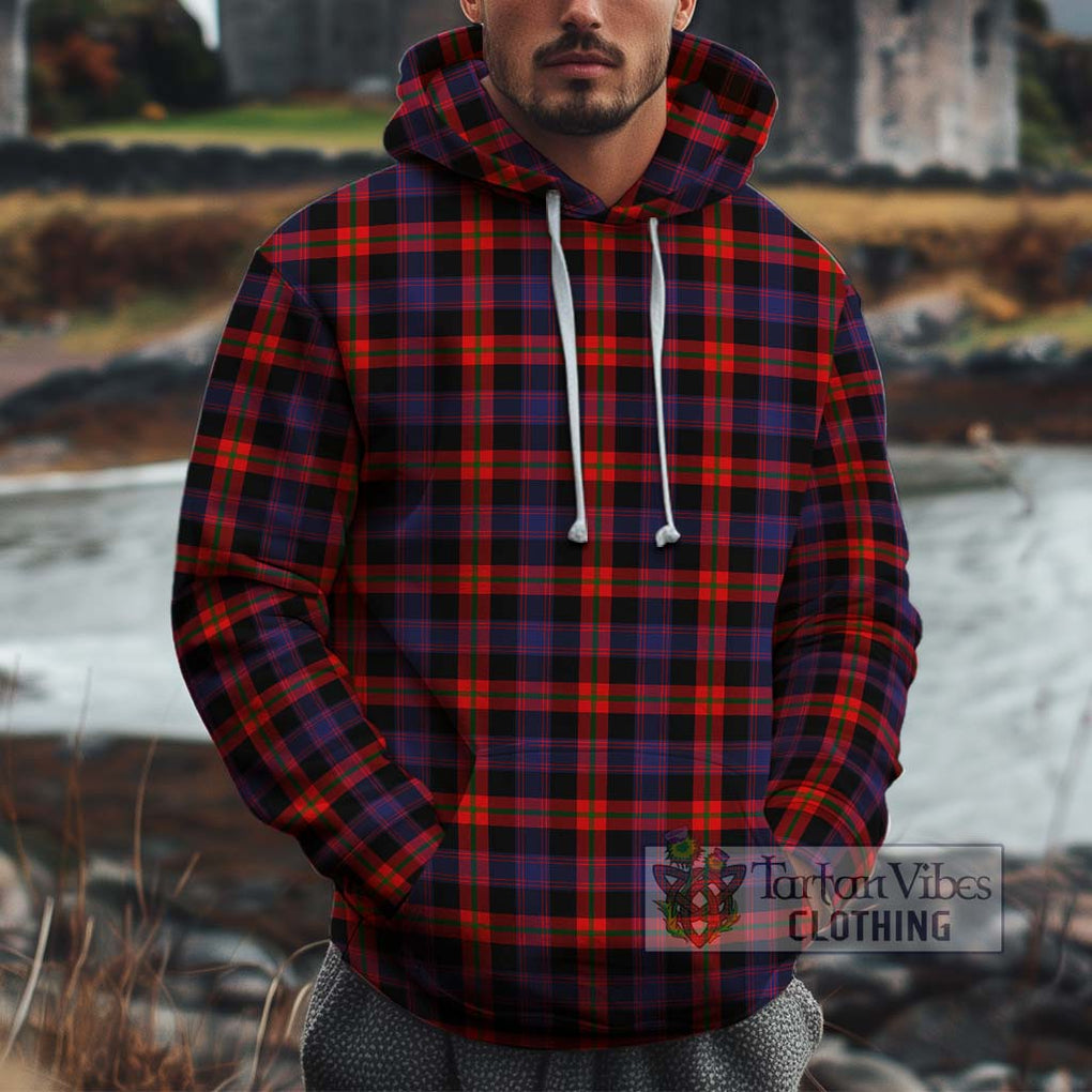 Brown (Broun) Tartan Cotton Hoodie Pullover Hoodie XS - Tartan Vibes Clothing