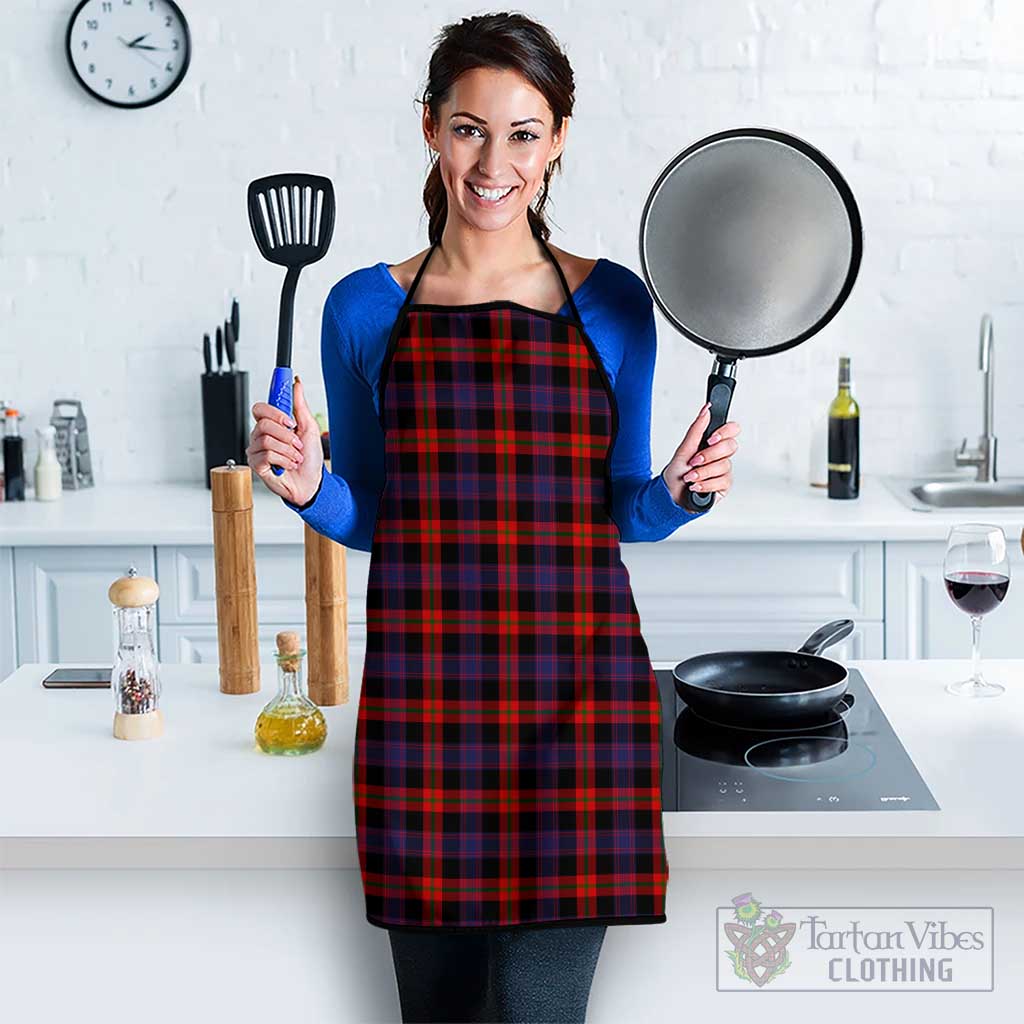 Brown (Broun) Tartan Apron Black S 38x47 cm - Tartan Vibes Clothing