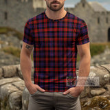 Brown (Broun) Tartan Cotton T-Shirt Kid's Shirt - Tartan Vibes Clothing