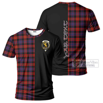 Brown (Broun) Tartan T-Shirt with Family Crest and Half Of Me Style Kid's Shirt - Tartanvibesclothing Shop