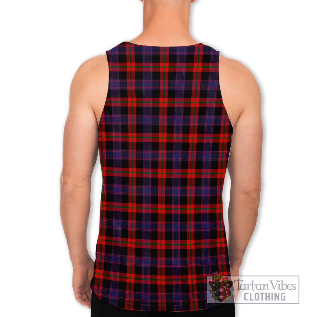 Brown (Broun) Tartan Men's Tank Top with Family Crest DNA In Me Style - Tartanvibesclothing Shop
